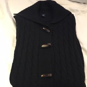 Gap long black cardigan